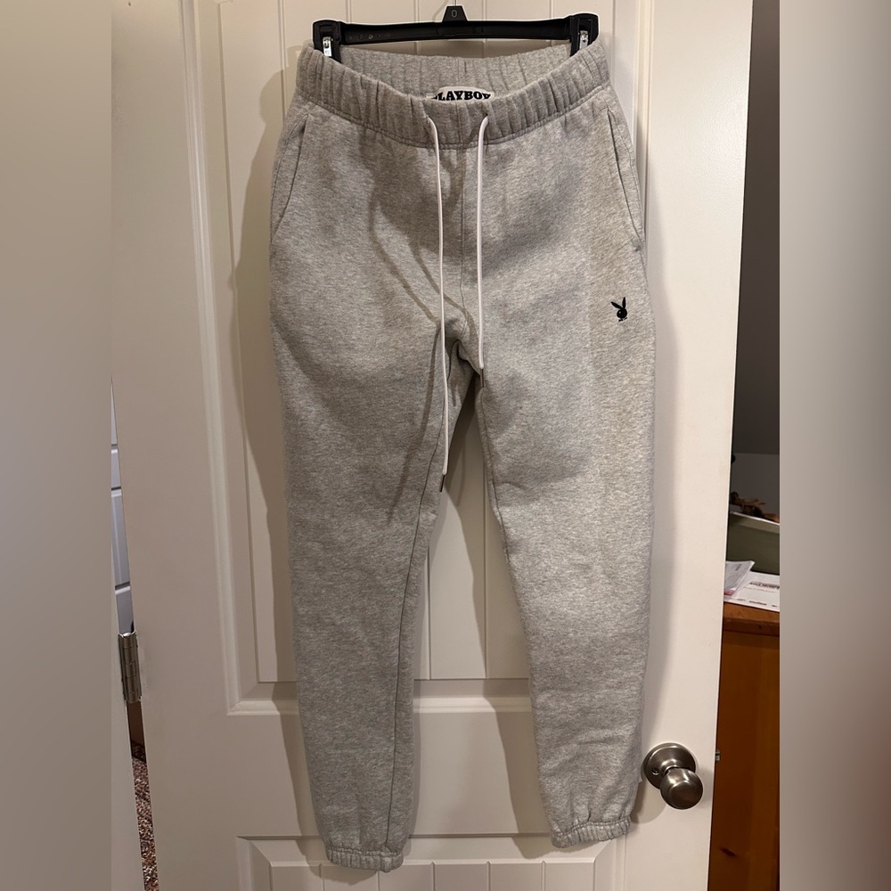 PLAYBOY by PacSun Light Gray Joggers